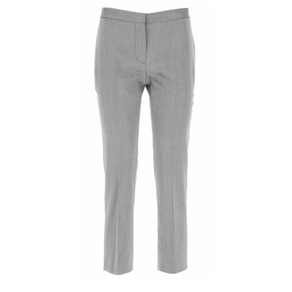 NWT Alexander McQueen grey crop pant sz 8 $860